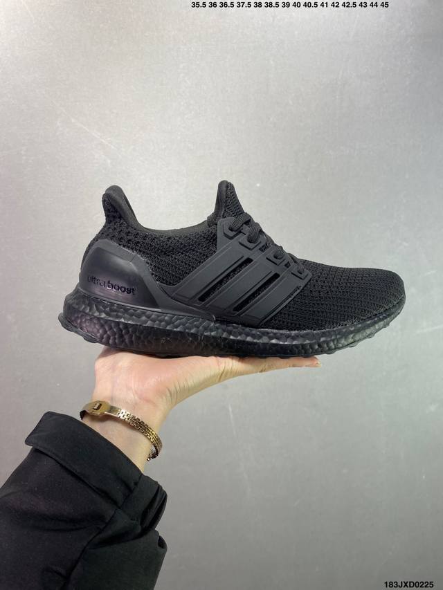 公司级阿迪达斯Adidas Ultraboost Light 耐磨缓震休闲运动跑鞋 采用网材搭配反光皮革鞋面 配上Stretchweb网格外底 提供非凡穿着体验