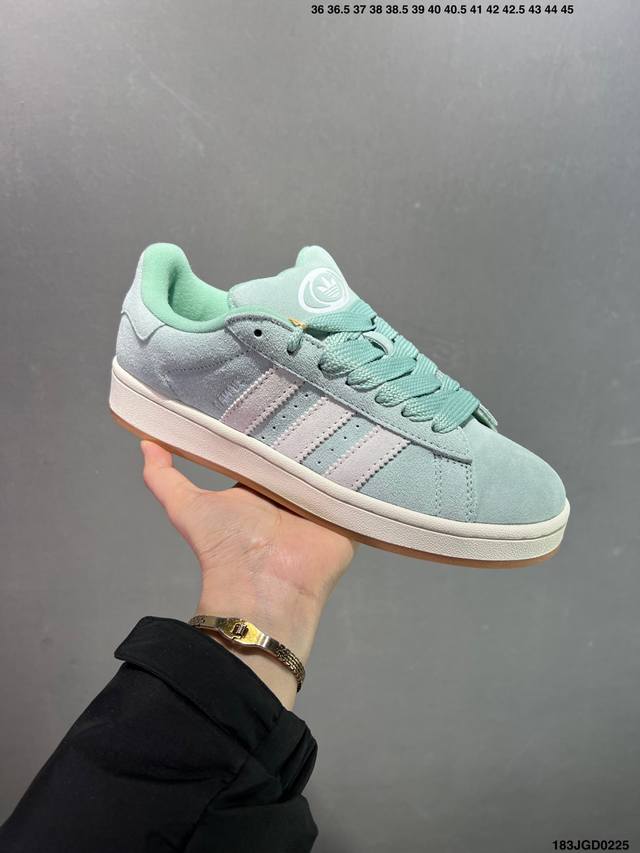 Adidas Originals Campus 00S 学院系列面包风经典复古低帮百搭休闲运动板鞋货号：Ih3283 尺码：36-45 半 Id：183Jgd0