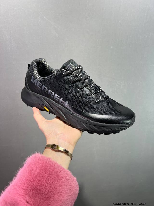 公司级Merrell迈乐 Moab Speed 2Gore-Tex 柔软舒适防滑耐磨 低帮 徒步鞋 货号:J067759 尺码:41 42 43 44 45如图