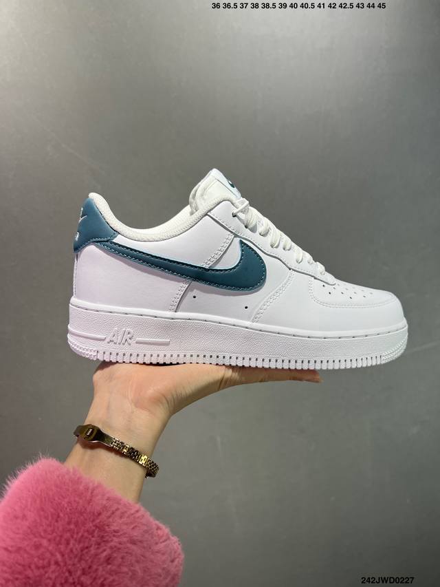 公司级 Nike Air Force 1 Low’07 空军一号低帮休闲板鞋 定制皮料 原楦原纸板 纯正空军版型 内置全掌气垫 货号：男 Cw2288-114