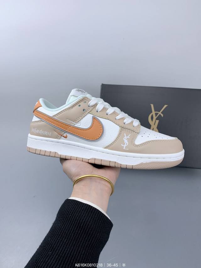 Nike Sb Dunk Low 圣罗兰三钩联名 性价比天花板 尝鲜先行版 原装头层材料 独家版型蒸餾加工 帶來的是更好的视觉和脚感体验 大厂纯原品质出货 清洁