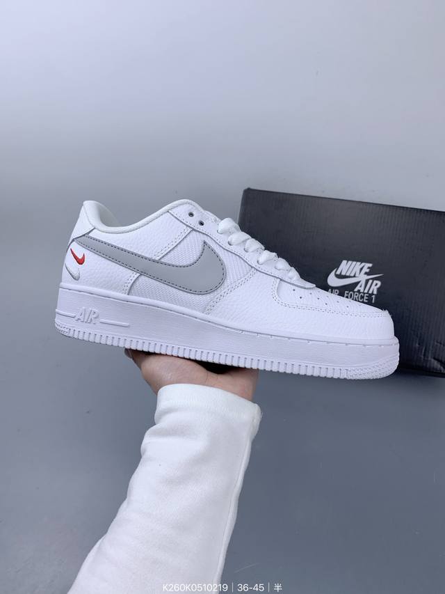 Nike Air Force 1 ‘07 空军一号低帮休闲板鞋 进口牛筋布 原楦头原纸板 纯正空军版型 定制鞋盒 全掌内置全掌气垫 原厂中底钢印 拉帮完美 Si