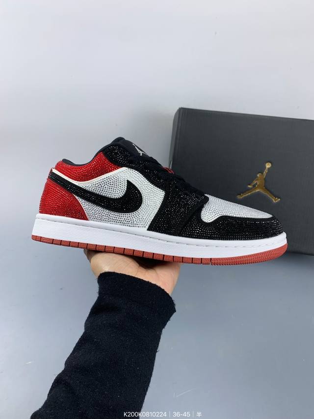 耐克Nike Air Jordan 1 Low Aj1乔丹一代低帮经典复古文化休闲运动篮球鞋 Size：如图 编码：K200K0810224
