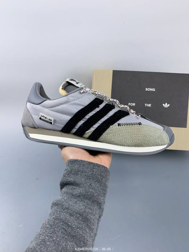 公司级阿迪达斯 Adidas X Song For The Mute联名款板鞋 运动跑步鞋 Adidas Originals与时装品牌Song For The