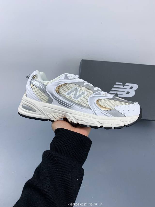 真标New Balance Mr530系列复古老爹风网布跑步休闲运动鞋 Size：如图 编码：K394K0610227