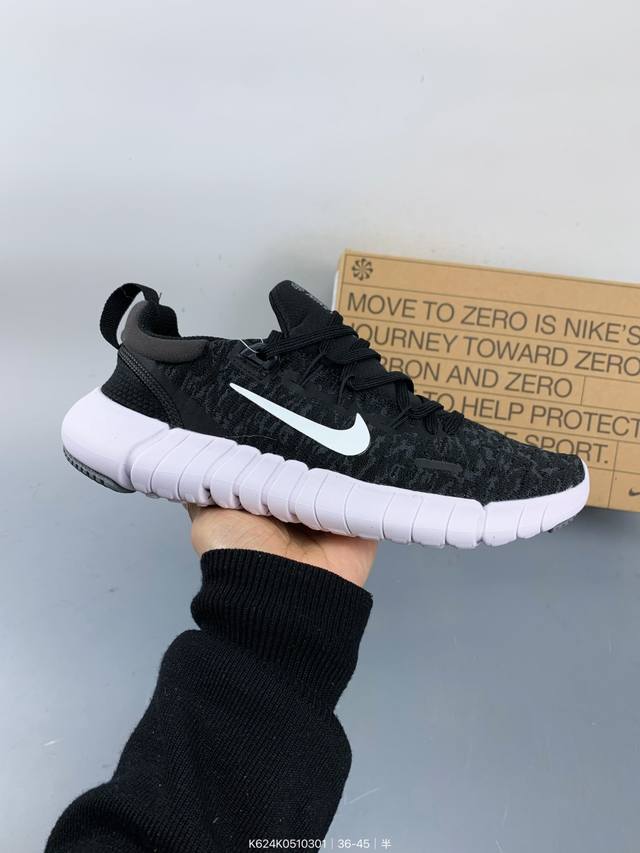 耐克Nike Free Rn Flyknit 2018 赤足5.0二代轻跑鞋 Size：如图 编码：K624K0510301