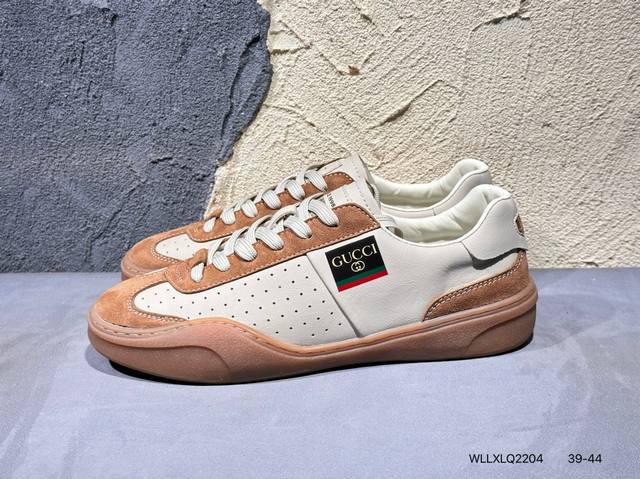 Gucci Distressed Screener Sneaker古驰经典小脏鞋原型复古百搭做旧老爹板鞋 复古学院风 546551 Wllxlq 4