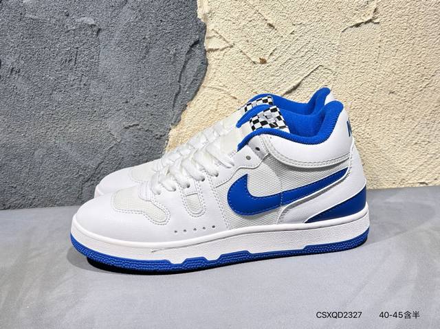 新品上市实拍 耐克 Nike Attack Qs Sp 中帮复古百搭休闲运动网球板鞋 倒钩 耐磨透气篮球鞋 男女子運動鞋強勢來襲！ 采用软质纳帕纹牛剖革组合网布