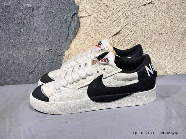 耐克 Nk Blazer Low 77 Se Nn复古经典开拓者 颇具辨识度的Nike Blazer Mid配色，将于今年回归登场，Swoosh配色填充，鞋款简