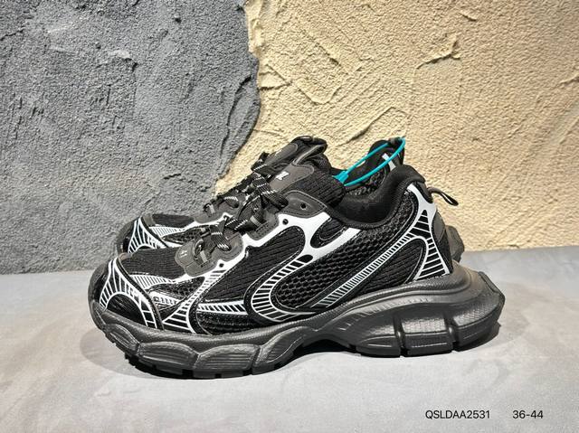 新品上市实拍 Balenciaga Cargo Sneaker 巴黎世家十一代圆头系带 舒适百搭低帮生活休闲鞋老爹鞋 全套原纸板楦头开发 最原汁原味的灵魂版型