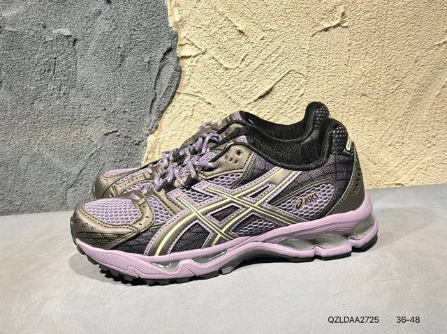 新品上市实拍 Asics Gel-Kayano 14 公司级版本 亚瑟士运动休闲透气专业跑鞋 采用工程弹性双层再生针织密度鞋面材质 后跟3D可视Gel缓震乳胶物