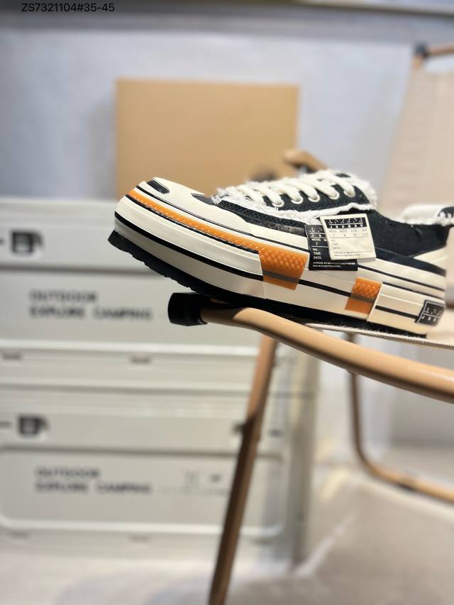 广东原厂# 吴建豪个人新锐品牌Xvessel G.O.P Mule Slip On 重工解构厚底软木百搭乞丐风增高板鞋古法手工艺与皮鞋工艺完美结合制造 世界上第