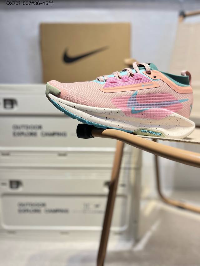 Nike Reactx Pegasus Trail 5 Gtx Next Nature 网面透气跑鞋原档案数据编织面 原盒原配 Qc检验、钢印 俱全原底科技 同