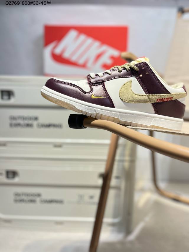 耐克Nike Dunk Low 板鞋Sb系列经典百搭休闲运动板鞋加厚鞋舌的填充，使舒适性大大提升，同时也更方便穿脱中底部分则加入了脚感柔软舒适Zoomair气垫