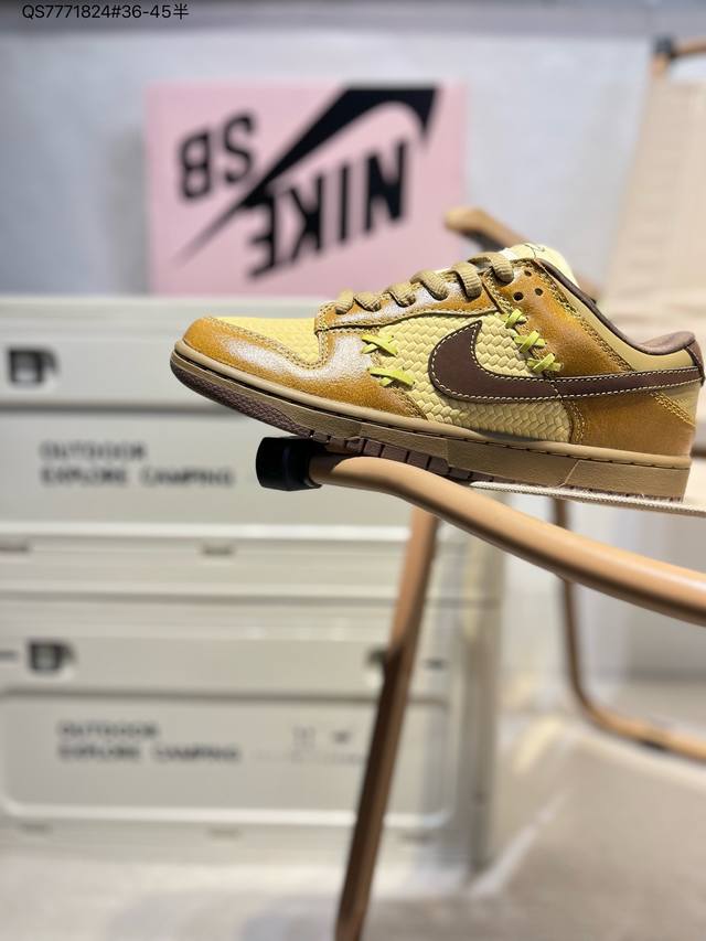 耐克Nike Dunk Low 板鞋 Sb系列经典百搭休闲运动板鞋加厚鞋舌的填充，使舒适性大大提升，同时也更方便穿脱中底部分则加入了脚感柔软舒适Zoomair气