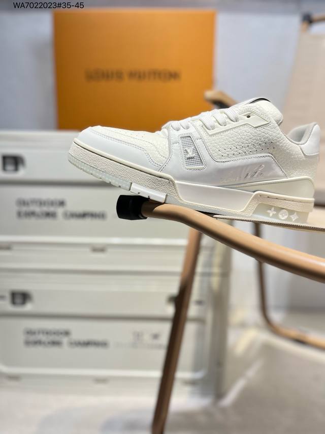 广东原厂 Louis Vuitton 路易威登 Lv Trainer 低帮休闲板鞋 海淘代购同渠道品质 高端零售 外贸充正专供 原版购入开发 Zp级全套包装 完