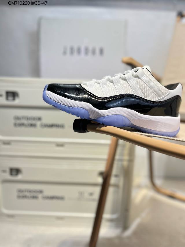 Air Jordan 11 Retro Low Concord Aj11代迈克尔 乔丹低帮运动文化篮球鞋528895 Qm7102201#36-47