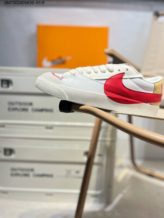 耐克Nike Wmns Blazer Low Lx 开拓者低帮厚底百搭休闲运动板鞋Dq8769 Qm7302405#36-45半