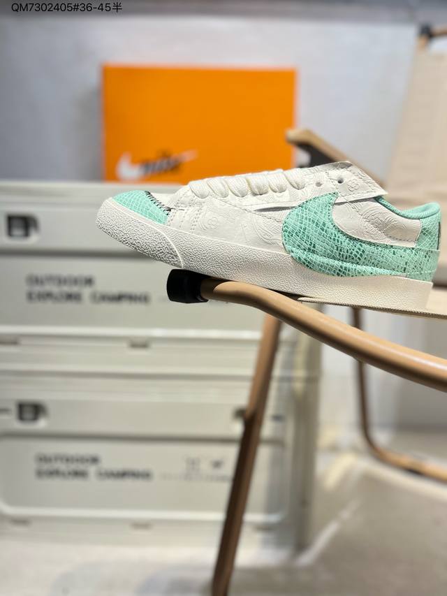 耐克Nike Wmns Blazer Low Lx 开拓者低帮厚底百搭休闲运动板鞋Dq8769 Qm7302405#36-45半