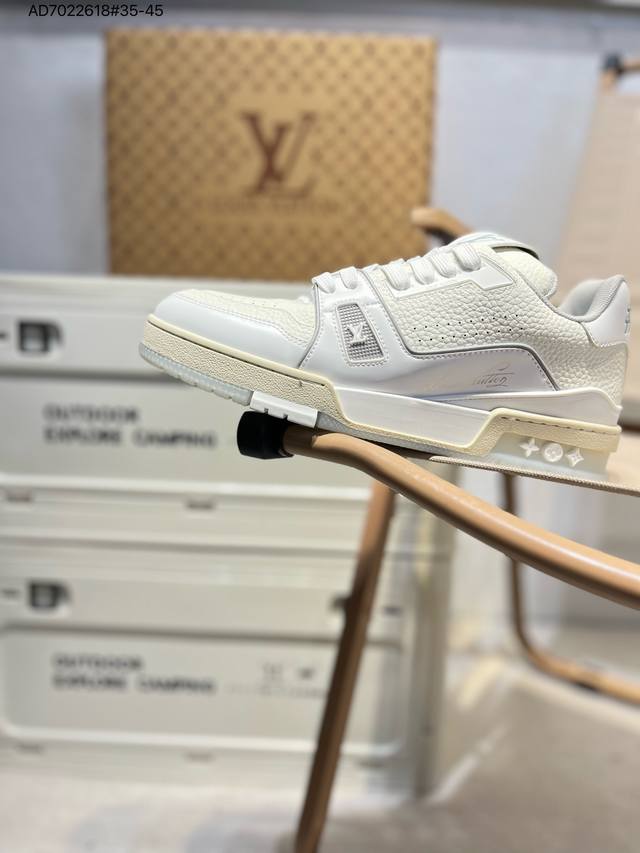 广东原厂 Louis Vuitton 路易威登 Lv Trainer 低帮休闲板鞋 海淘代购同渠道品质 高端零售 外贸充正专供 原版购入开发 Zp级全套包装 完