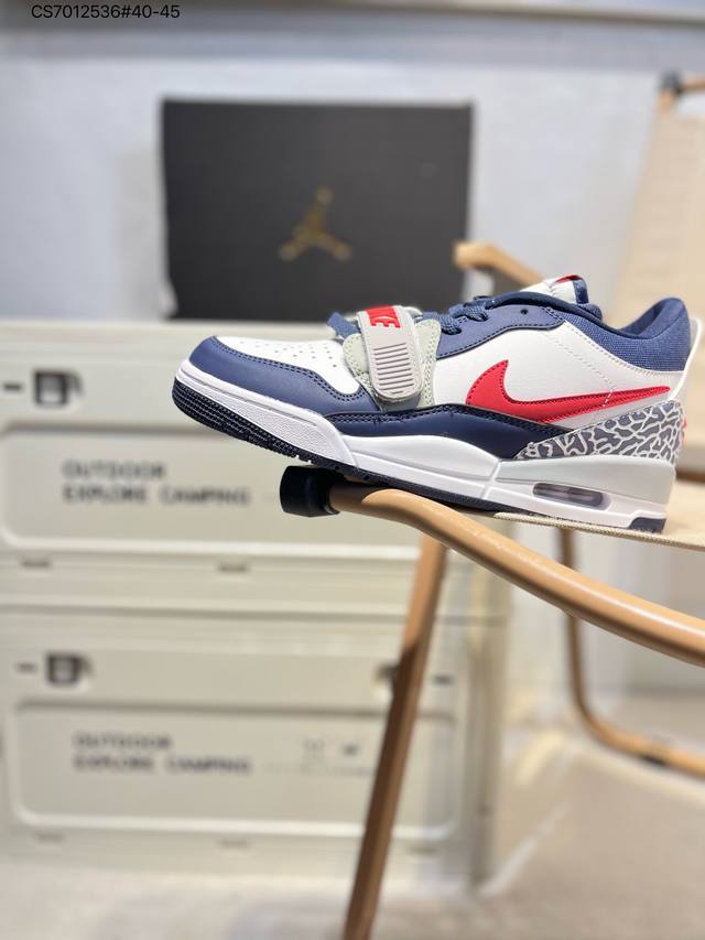 Air Jordan Legacy 312 乔丹篮球鞋系列 号称 “最强三合一” 的 Jordan Legacy 312，自然有着杂交结合的设计，它的名字就展现