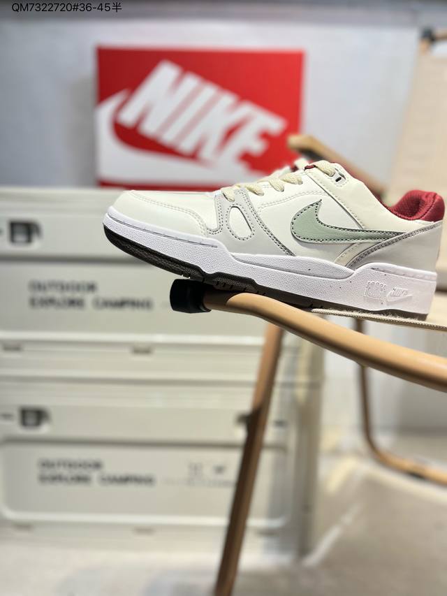 Nike Full Force Lo扣篮系列 低帮休闲运动滑板板鞋 采用软质牛剖皮鞋面材质 鞋垫嵌入缓震乳胶 货号:Ib4612 Qm7322720#36-45