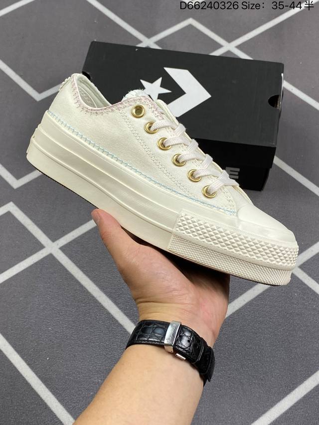 真标Converse匡威 1970S 硫化底防滑耐磨 低帮休闲运动板鞋 Id：D66240326 Size：35-44半