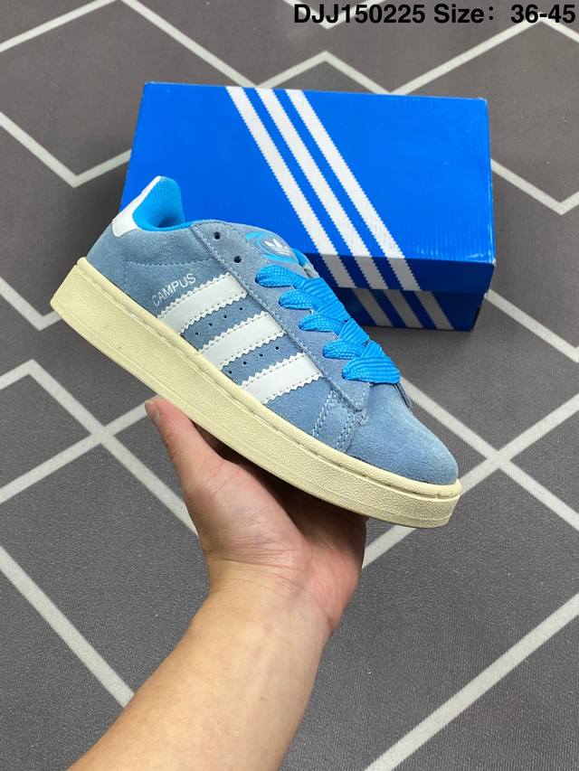 阿迪达斯Adidas Originals Campus 00S学院系列 面包风经典复古低帮百搭休闲运动板鞋 货号:Gy9473 尺码:36 36.5 37 38