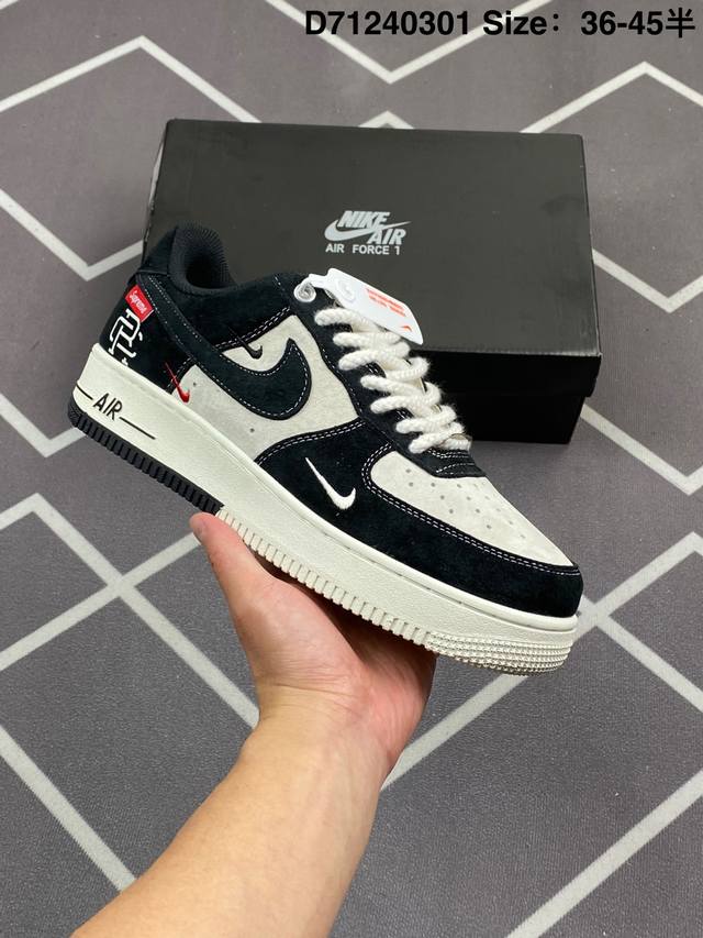 耐克Nike Air Force 1 Low 空军一号 Af1 2025年新款 小白鞋 低帮百搭厚底增高休闲运动板鞋。柔软、弹性十足的缓震性能和出色的中底设计，