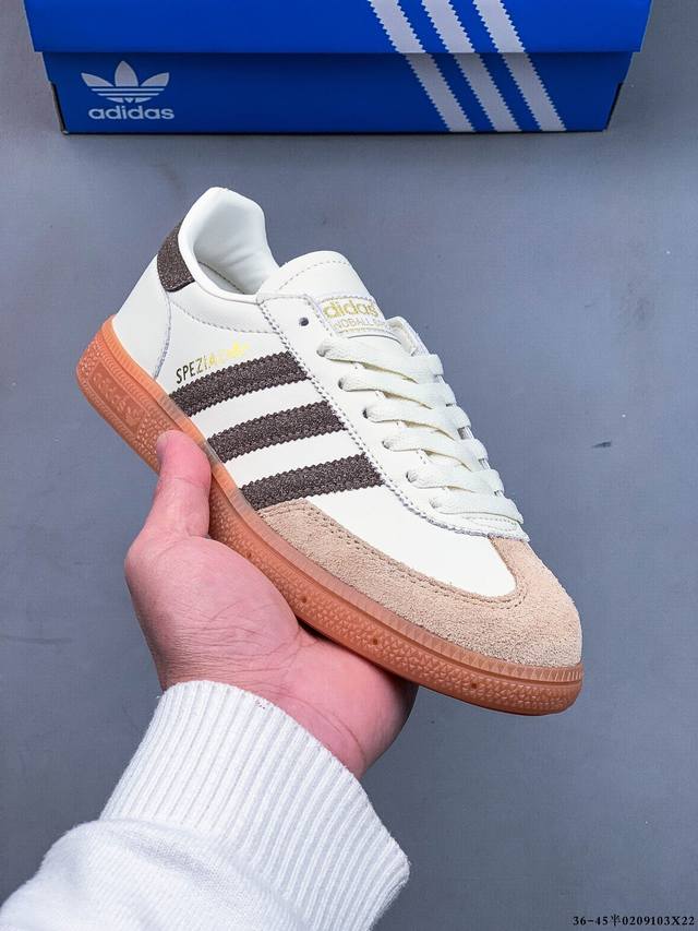 真标半码！阿迪达斯 Adidas Handball Spezial时尚休闲板鞋 0209103X22