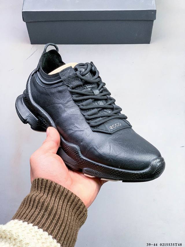 公司级！Ecco Men's Classic Lisbon Lace 爱步 街头趣闯系列系带休闲鞋 代工原单品质#轻盈发泡橡胶鞋底#欧索莱吸汗去臭脚垫 0215