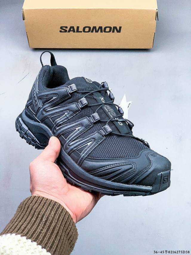 Salomon Xa Pro 3D Adv 萨洛蒙 户外越野跑鞋 鞋面采用Sensifit贴合技术 全方位贴合包裹脚型 鞋跟部鞋底牵引设计 提供强大的抓地性能