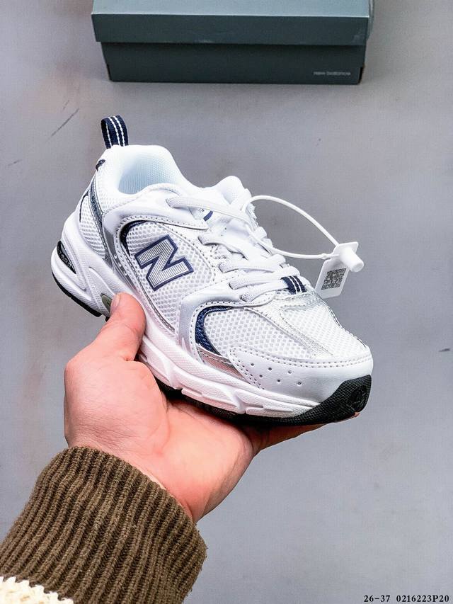 Nb新百伦New Balance Mr530系列复古老爹风运动休闲小童鞋 0216233P30