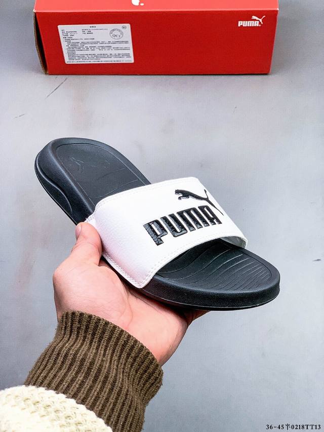 Puma 彪马Popcat夏季经典沙滩凉鞋休闲拖鞋 0218Tt13