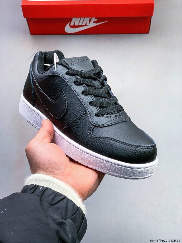 真标半码！耐克Nike Ebernon Low复古低帮耐磨休闲运动板鞋 0221313H20