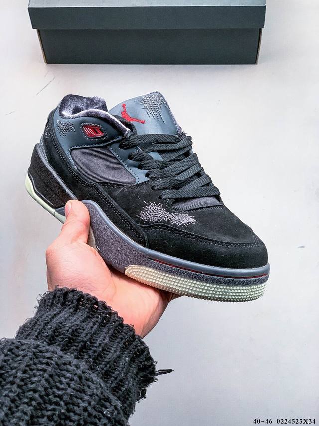 公司级！Jordan Flight Court Sp “Tela” 2025新款百搭滑板鞋 Jordan Brand 首度携手 Who Decides War