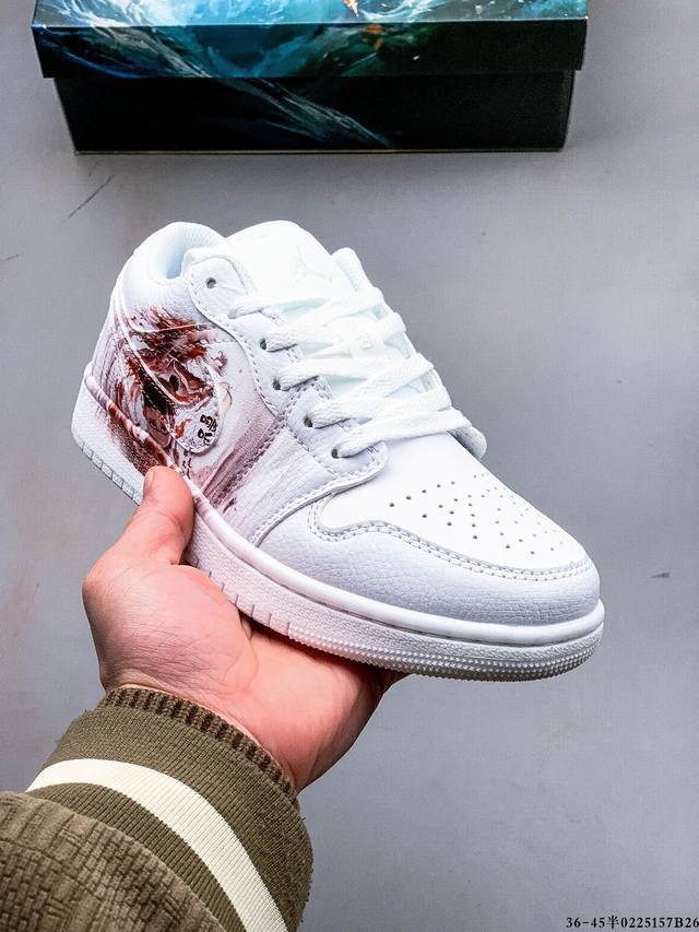 耐克Nike Air Jordan Low 1 乔1低帮哪吒联名经典休闲鞋 0225157B26