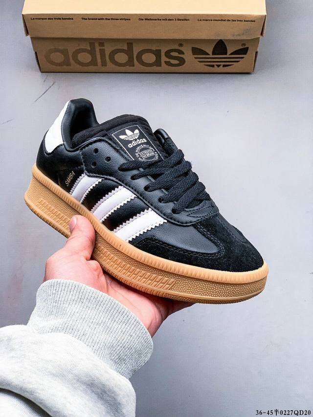 阿迪达斯Adidas Samba Xlg 厚底低帮复古板鞋 0227Qd20