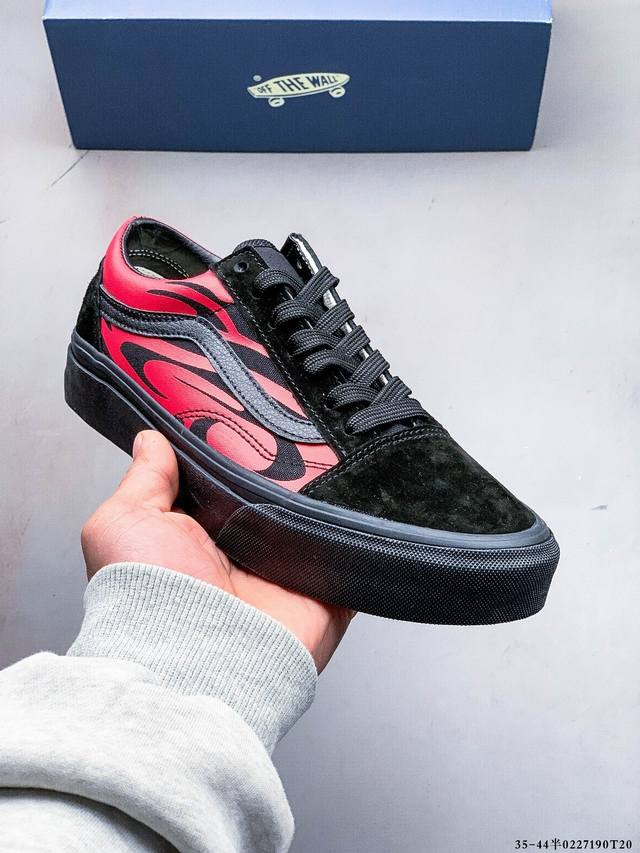 硫化真标！万斯Vans Old Skool 经典低帮休闲百搭滑板鞋 0227190T20