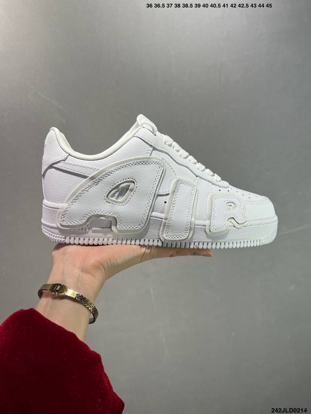公司级 Nike Air Force 1 Low 皮蓬 空军一号经典低帮 原厂定制皮料 Flea原盒原标 内置全掌气垫 货号:Dc4457-001 Size:3