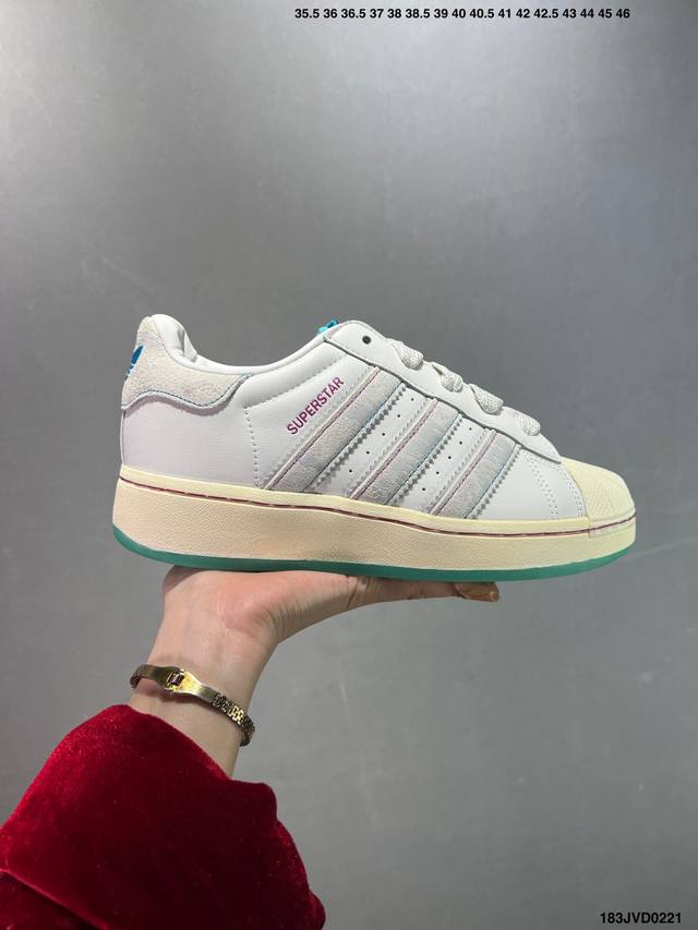 公司级Adidas Originals Superstar Xlg 阮菲菲联名款 三叶草 Cny 龙年限定新款 Ad Originals Superstar 官