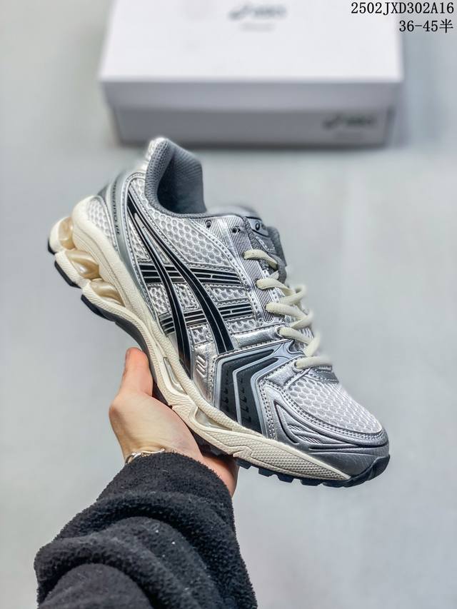 公司级Asics Gel-Kayano 14复古单品 亚瑟士系列轻量缓震休闲运动跑步鞋 设计师 Hidenori Yamashita 以 Flash 一词为灵感