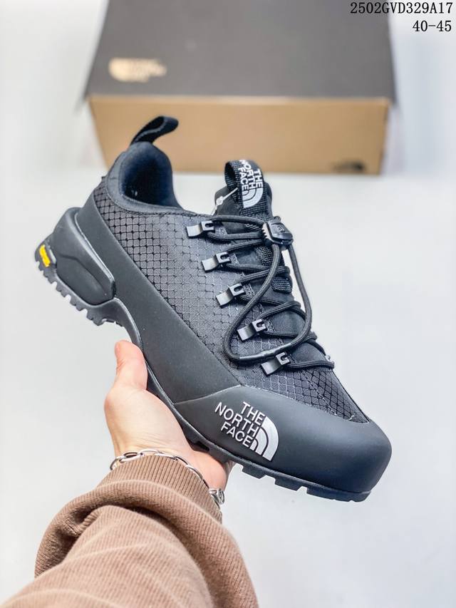 北面The North Face Glenclyffe 舒适轻盈 防水 防滑 耐磨 低帮 徒步鞋 男款 广东大厂品质 面料采用进口磨砂牛皮 鞋底采用Vibram