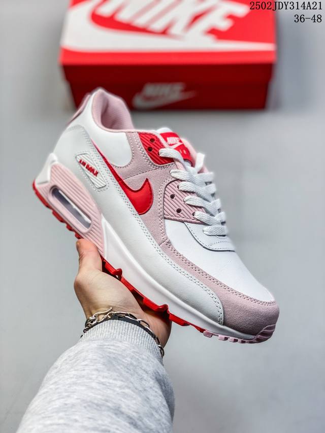 真标Nike Air Max 90 初代复古气垫百搭休闲运动慢跑鞋复古小气垫史上第一双可视气垫跑鞋 凭借着 Air Max 气垫带来的舒适脚感和鞋面面料上的不断