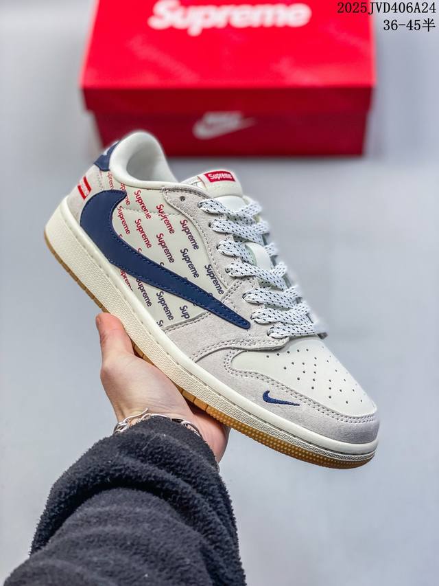 海外爆款限量发售！公司级 Travis Scott X Fragment Design X Jordan Air Jordan 1 Low Og Sp “Sup