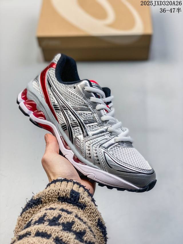 Asics 亚瑟士 Gel-Kahano 14 男女鞋越野跑步鞋抓地稳定运动鞋缓震耐磨跑鞋 Gel-Kahana系列为实用级越野跑鞋，融合机能和户外潮流强势回归