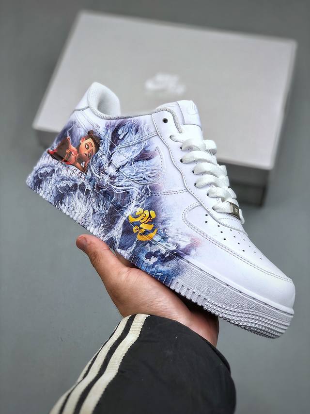 Nike Air Force 1 空军一号魔童哪吒2联名款 官方货号Cw 8 111 官方同步 原装级别 原楦头原纸板 打造纯正 空军版型#专注外贸渠道 全掌内