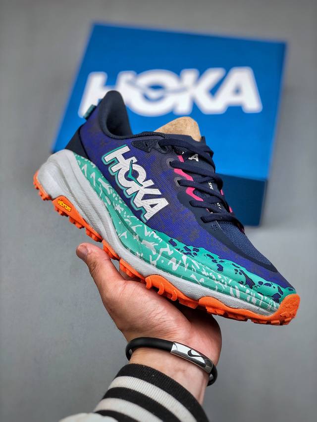 Hoka One One M Speedgoat 6 低帮专业越野跑步鞋 相较于前几代Mafate包裹感更好跟Speedgoat 快速羚羊 系列比起来更加舒适鞋