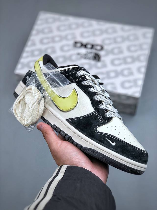 Nike Sb Dunk Low X The North Face X Cdg 白黑黄小钩满天星纯原大厂出品 极力推荐原装头层材料 独家版型蒸餾加工帶來的是更好
