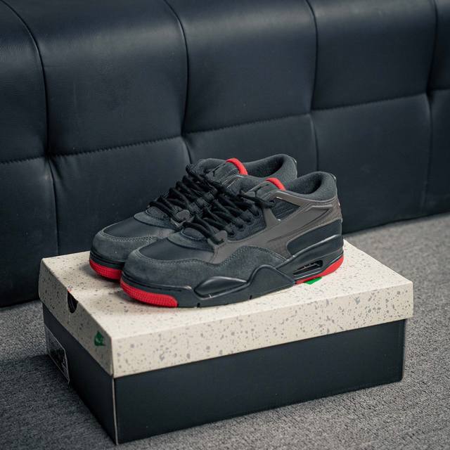 核心私 Nike Air Jordan 4 Retro Rm 乔丹四代 Bred 黑红 Air Jordan Aj4 Retro 原楦原纸板 原厂材料开发 细节